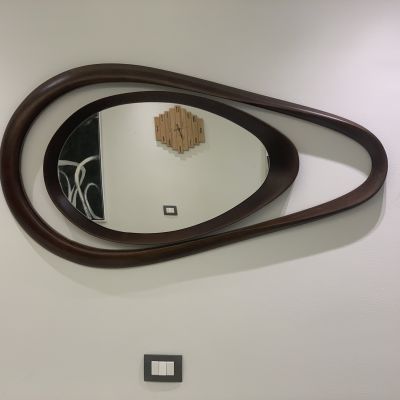 مرايا ديكور من خشب الزان الطبيعي