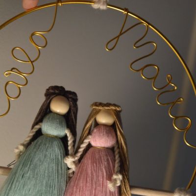 Macrame dolls with names