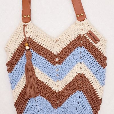 شنطة كروشية ترندى 