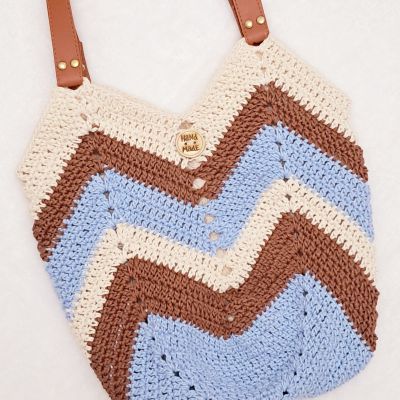 شنطة كروشية ترندى 