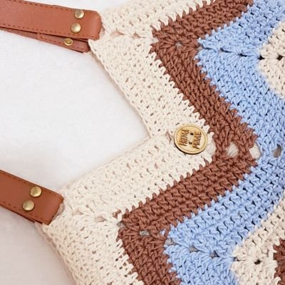 شنطة كروشية ترندى 