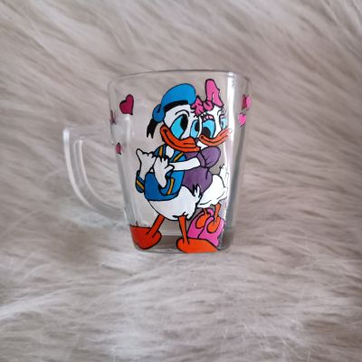 Donald duck with dizzy cup