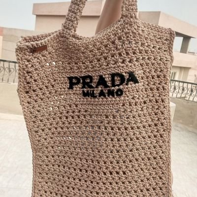 Beach crochet bag 