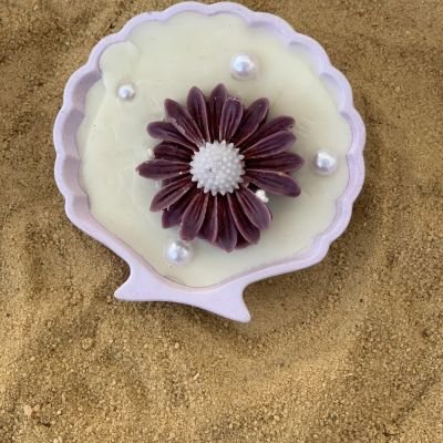 seashell candle