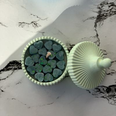 شمعه الكونكريت جار