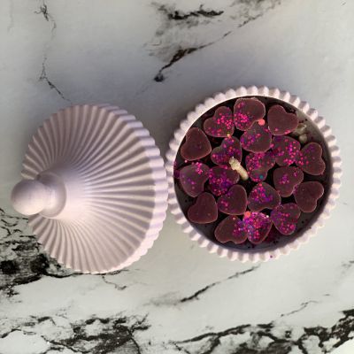 شمعه الكونكريت جار