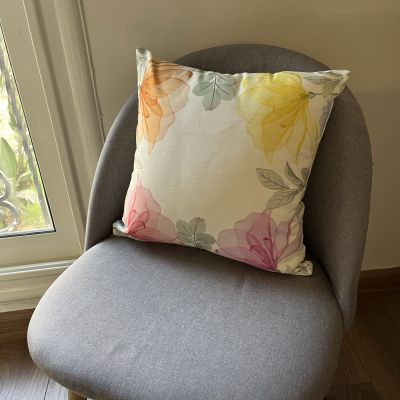 غطاء وساده بتلات الورده