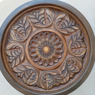   Oriental Set of 3 round tables 