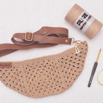 Crochet waist bag