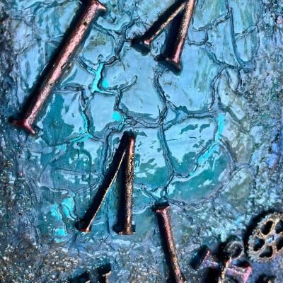 ساعة حائط ميكسميديا صناعة يدوية 