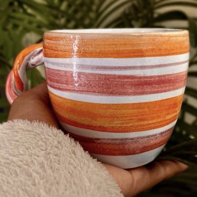 مج فخار: أورانج-بينك