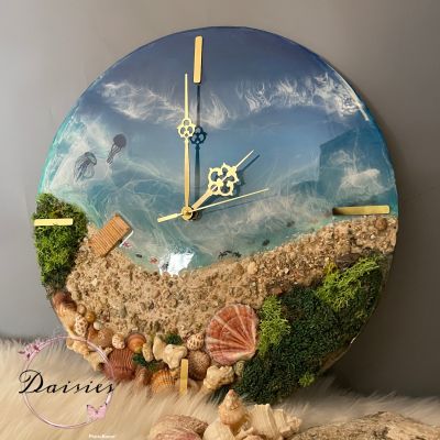 ساعه حائط من الريزن 