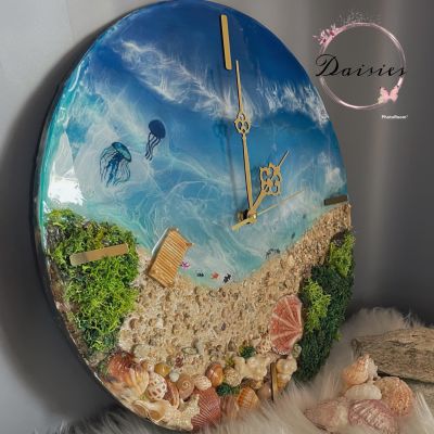 ساعه حائط من الريزن 