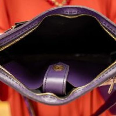 Genuine leather laptop bag