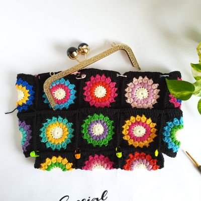 A special crochet bag.