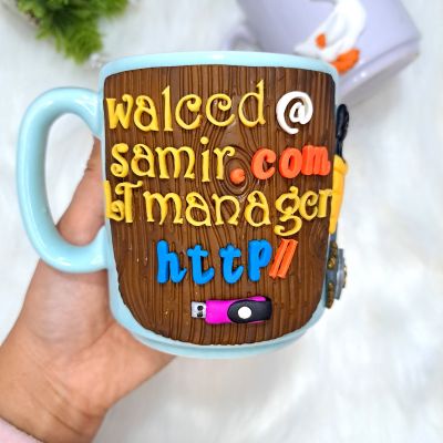 mug polymer clay 