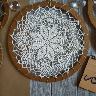 مجموعة تابلوهات بوهو بفن الكروشيه 