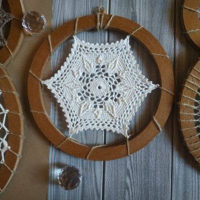 مجموعة تابلوهات بوهو بفن الكروشيه 