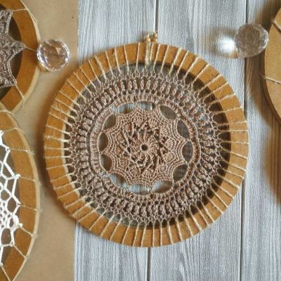 مجموعة تابلوهات بوهو بفن الكروشيه 