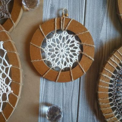 مجموعة تابلوهات بوهو بفن الكروشيه 