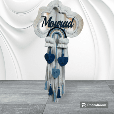 Macrame Frames For Newborn's Name 