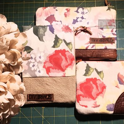 محفظة للنقود والاشياء الشخصية مجموعة من ٣ قطع 