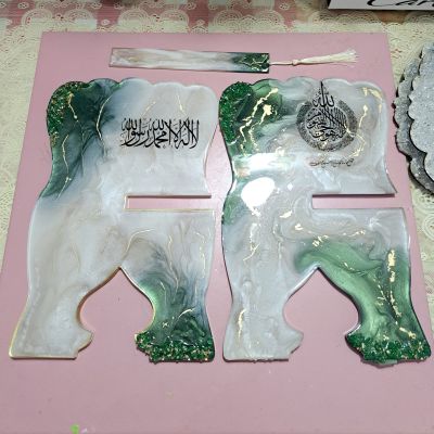 Resin Quran Holder and Bookmark 