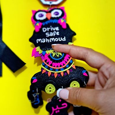 Polymer Clay Car Necklace