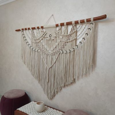  معلقه مكرمية كبيرة 