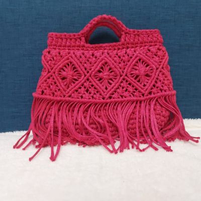 شنطة كروشيه & مكرمية