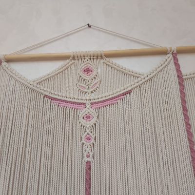 معلقه مكرمية كبيرة