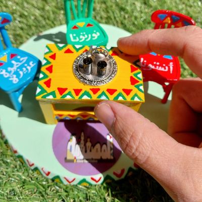 طقم كراسي تراثي مصغر