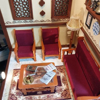 غرفه انتريه اسيوطى مصغره 