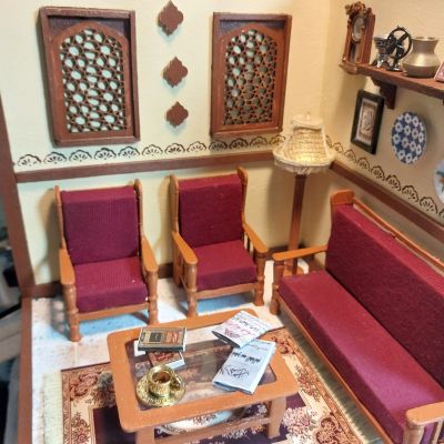 غرفه انتريه اسيوطى مصغره 