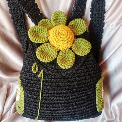 شنطه باك كروشيه