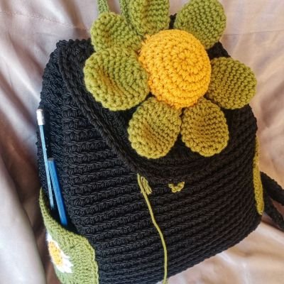 شنطه باك كروشيه