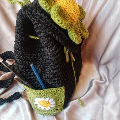 شنطه باك كروشيه