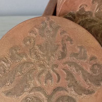 Coasters metallic paint 