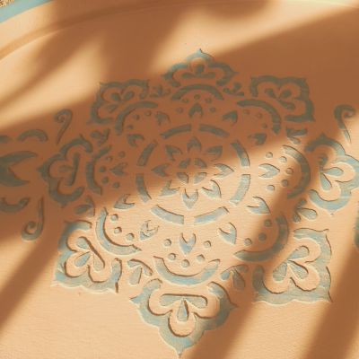 Chinese with embossed decorations