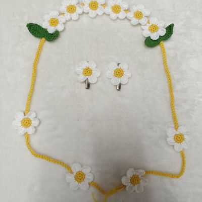 اكسسوار ورده أقحوان لشعر للاطفال