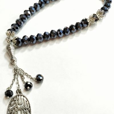 سبحه من الكريستال عدد33مع فاصل المصحف 