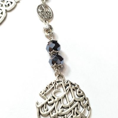 سبحه من الكريستال عدد33مع فاصل المصحف 