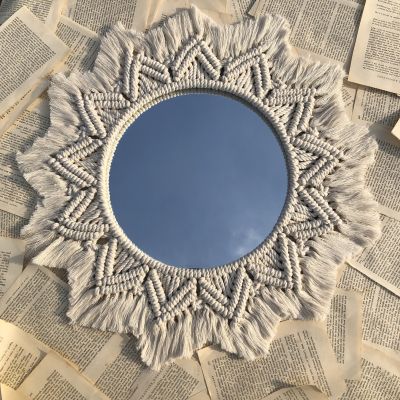Macrame mirror