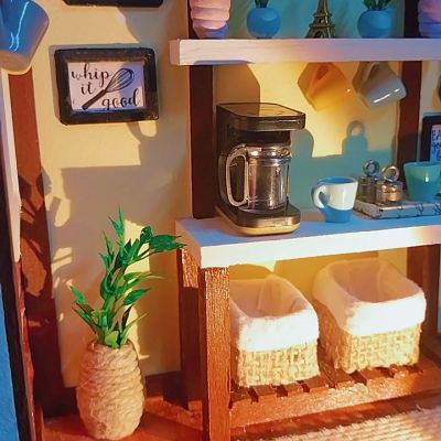 ماكيت مصغر لركن القهوة