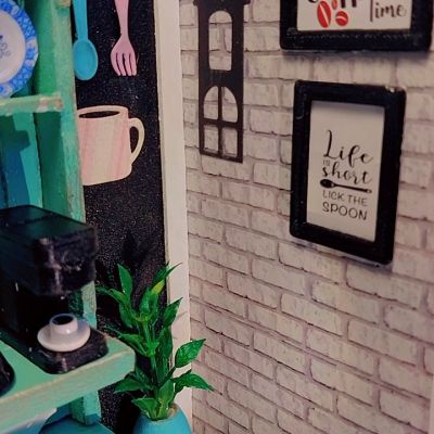 ماكيت مصغر لركن القهوة