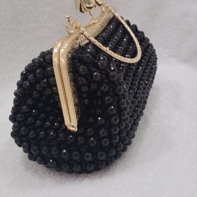 شنطه كروشيه بالخرز 