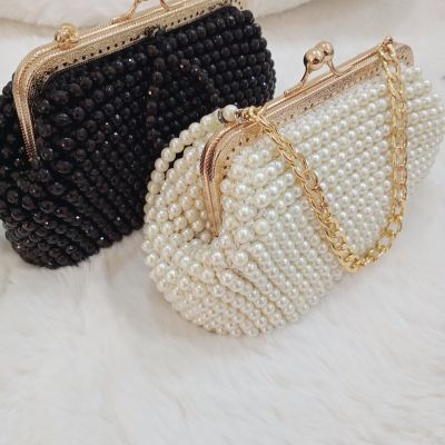 شنطه كروشيه بالخرز 