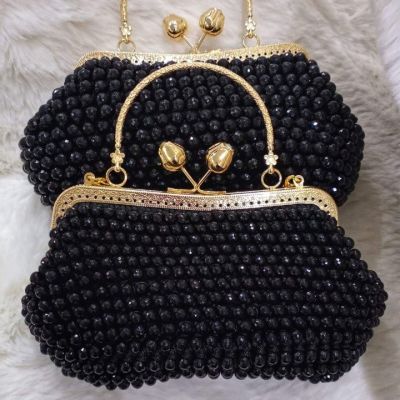 شنطه كروشيه بالخرز 