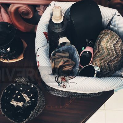 صندوق منظِم من القماش،قطعتين