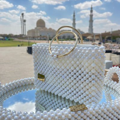 شنطه فتافيت السكر اوف وايت مع لولي اوف وايت 